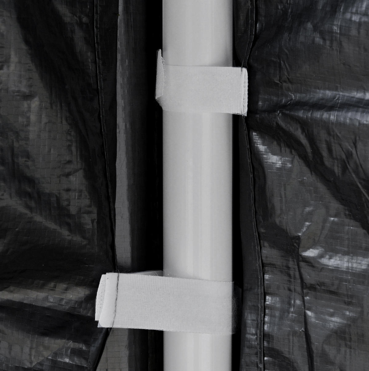 PAVILLON 395/295/255 cm mit Moskitonetz, wasserabweisendem Dach und Metallgestell, Dunkelgrau - Dunkelgrau, Metall (295/255/395cm) - Redom