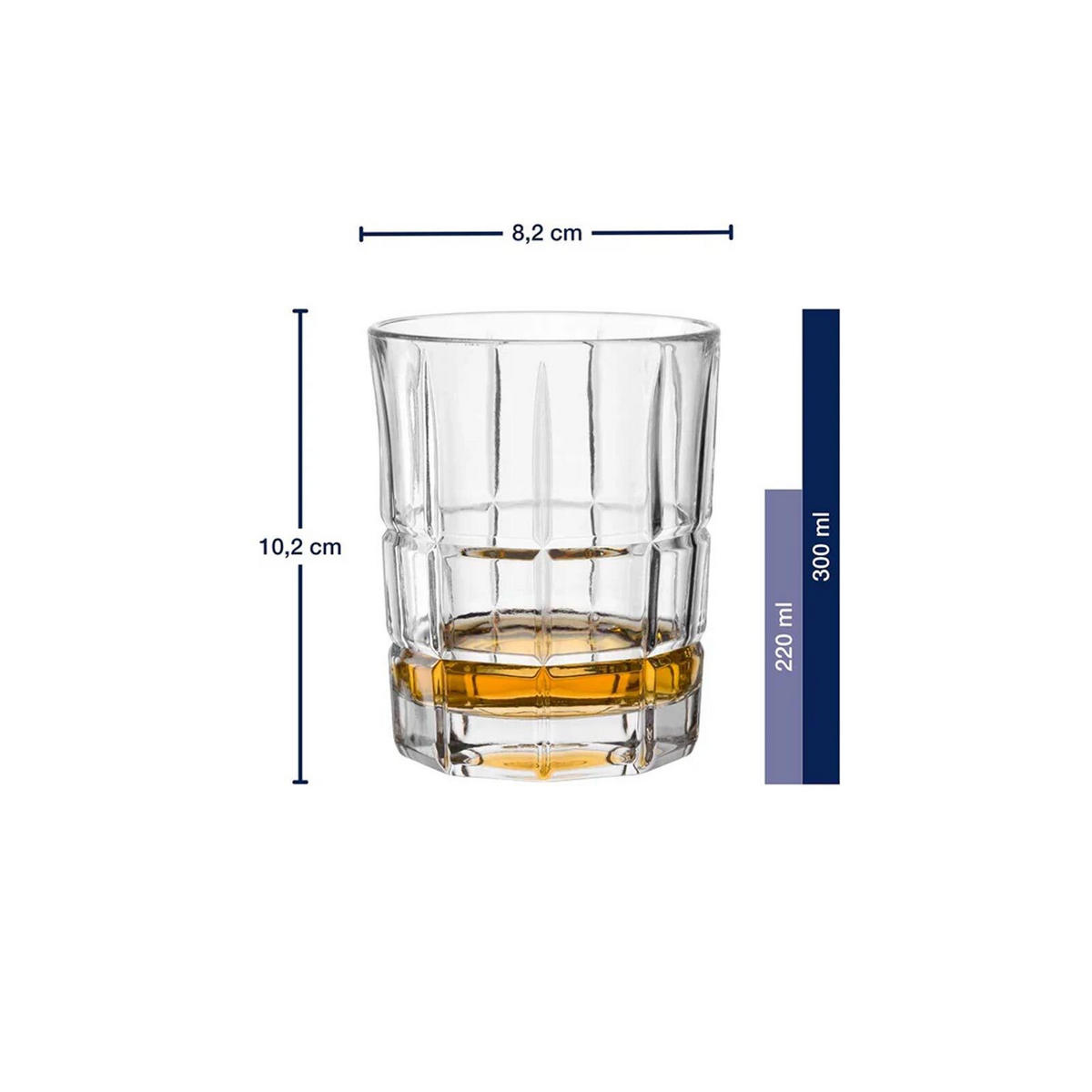 TRINKGLÄSER Soiritii Nova transparent 300 ml 4er Set - Transparent, Glas (0.3L) - Leonardo Living