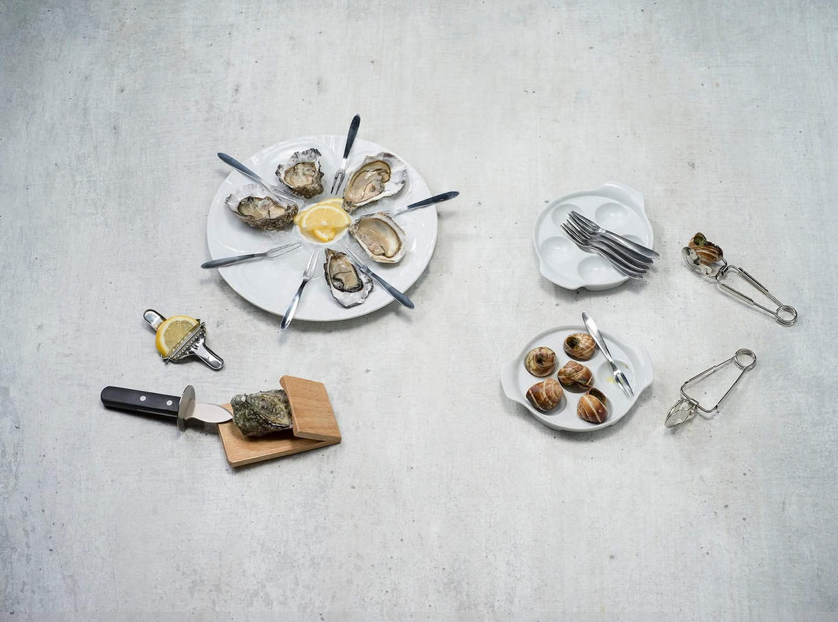 ESSTELLER Austern-Teller Weiß ø 29 cm - Weiß, Keramik (28.5cm) - Cosy & Trendy