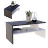 COUCHTISCH Holzwerkstoff rechteckig stabil Schwarz-Weiß 50/45/93cm - Schwarz/Weiß, Holzwerkstoff (50/93/45cm) - CraftPAK
