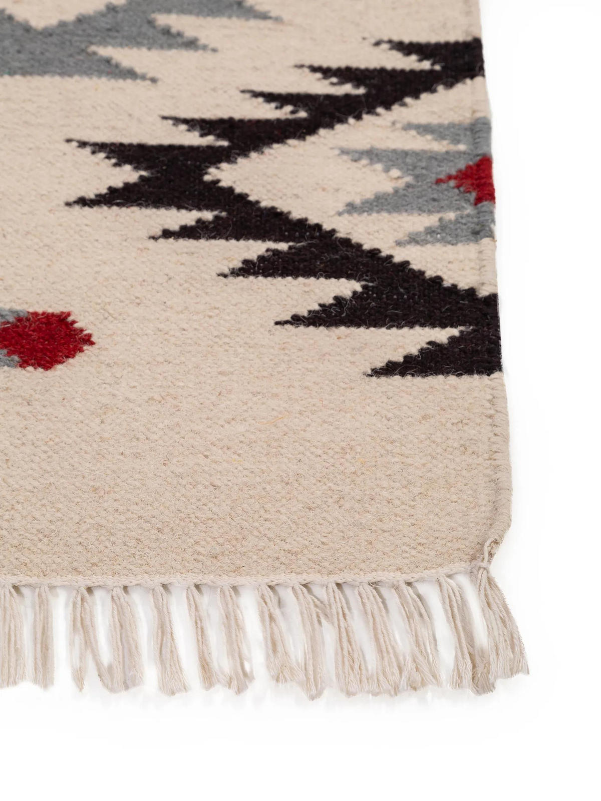KELIM handgewebt Zohra Beige 200x300 cm - Beige, Textil (200/300cm) - benuta Pure