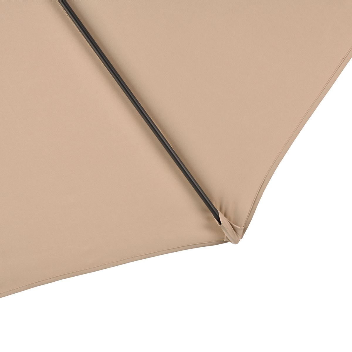 AMPELSCHIRM Helles Taupe - Hellbraun, Textil (290/290cm) - SVITA