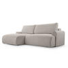 ECKSOFA mit Schlaffunktion Brauel, Beige - Beige, Textil (150/260cm) - Meblito
