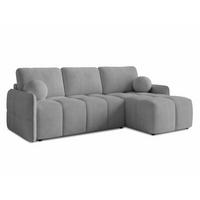 ECKSOFA Nubo - Schwarz/Grau, Holz/Kunststoff (218/150cm) - Sofnet