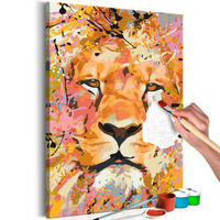 MALEN NACH ZAHLEN 40/50 cm - Multicolor, Textil (1.4/50cm) - KUNSTLOFT