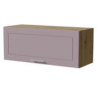 KLAPPHÄNGESCHRANK Bari W4B/90 Eiche Artisan / RAL 4009 pastellviolett 90 / 32,5 / 36cm Blum Avenots Klappenbeschlag - Violett/Eiche Artisan, Holz/Holzwerkstoff (90/36/32.5cm) - Feldmann-Wohnen