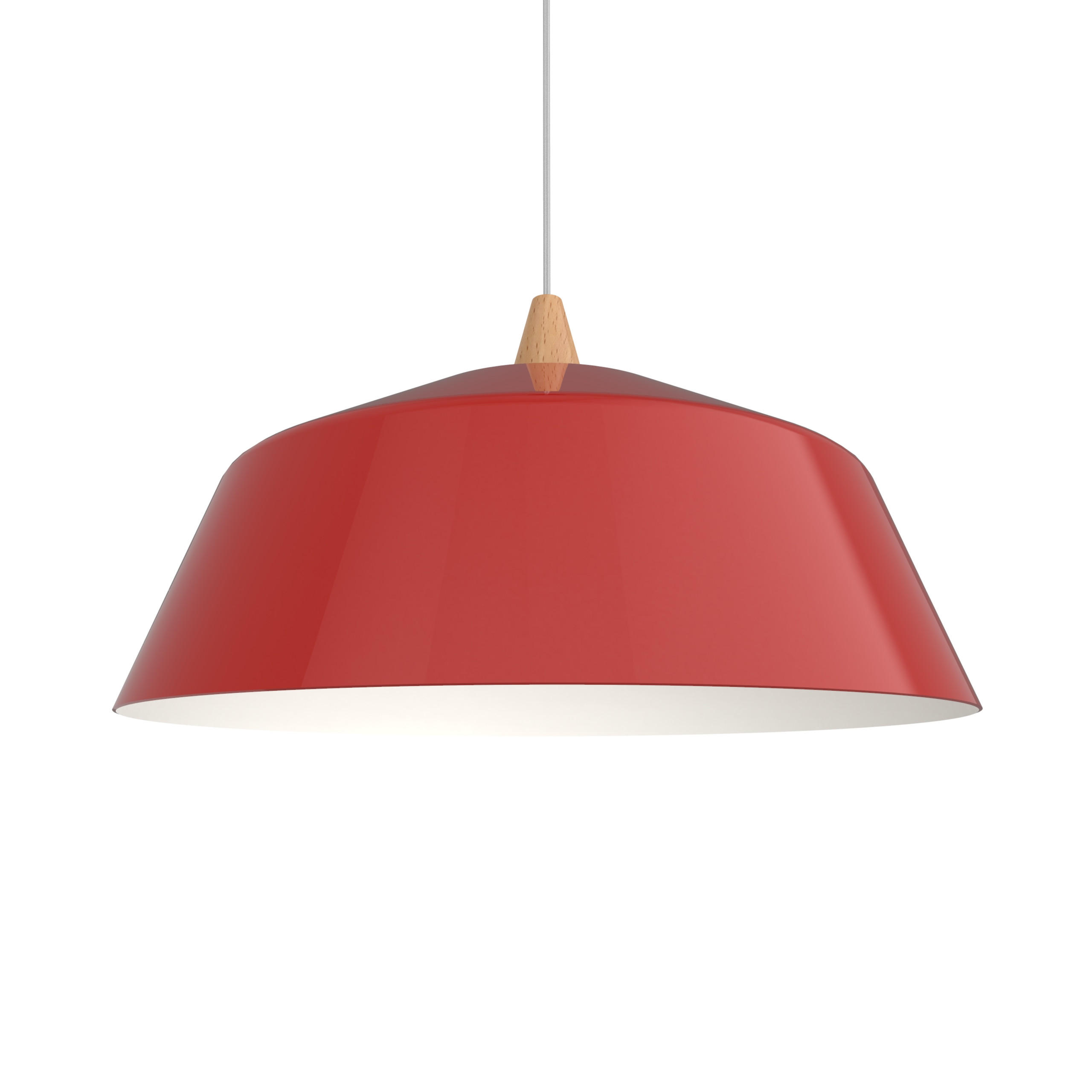 Lumicom Hängeleuchte Rot 50x17x50 cm