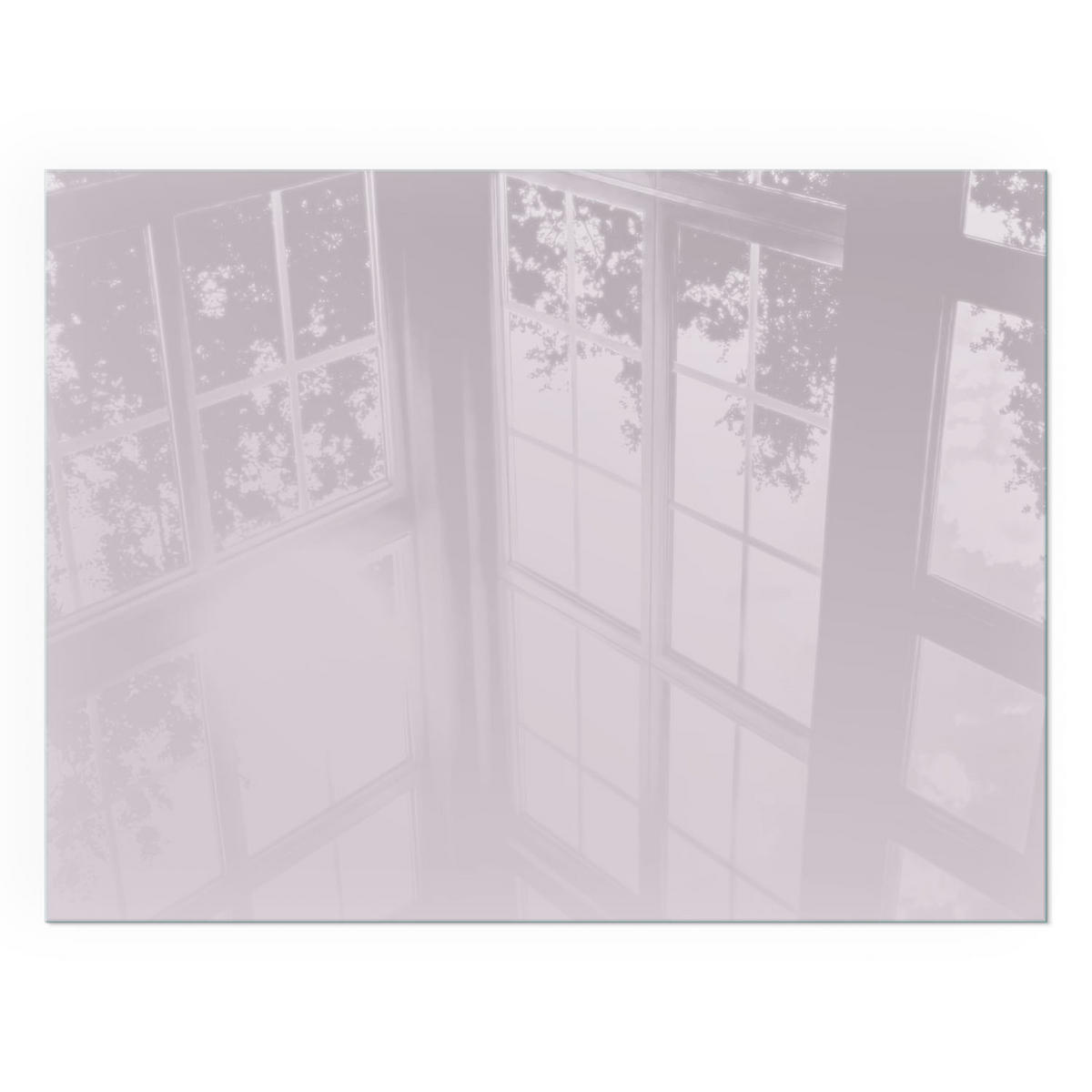 GLASPLATTE für Kamin 80x60 cm - Lila, Glas (80/60/0.4cm) - TULUP