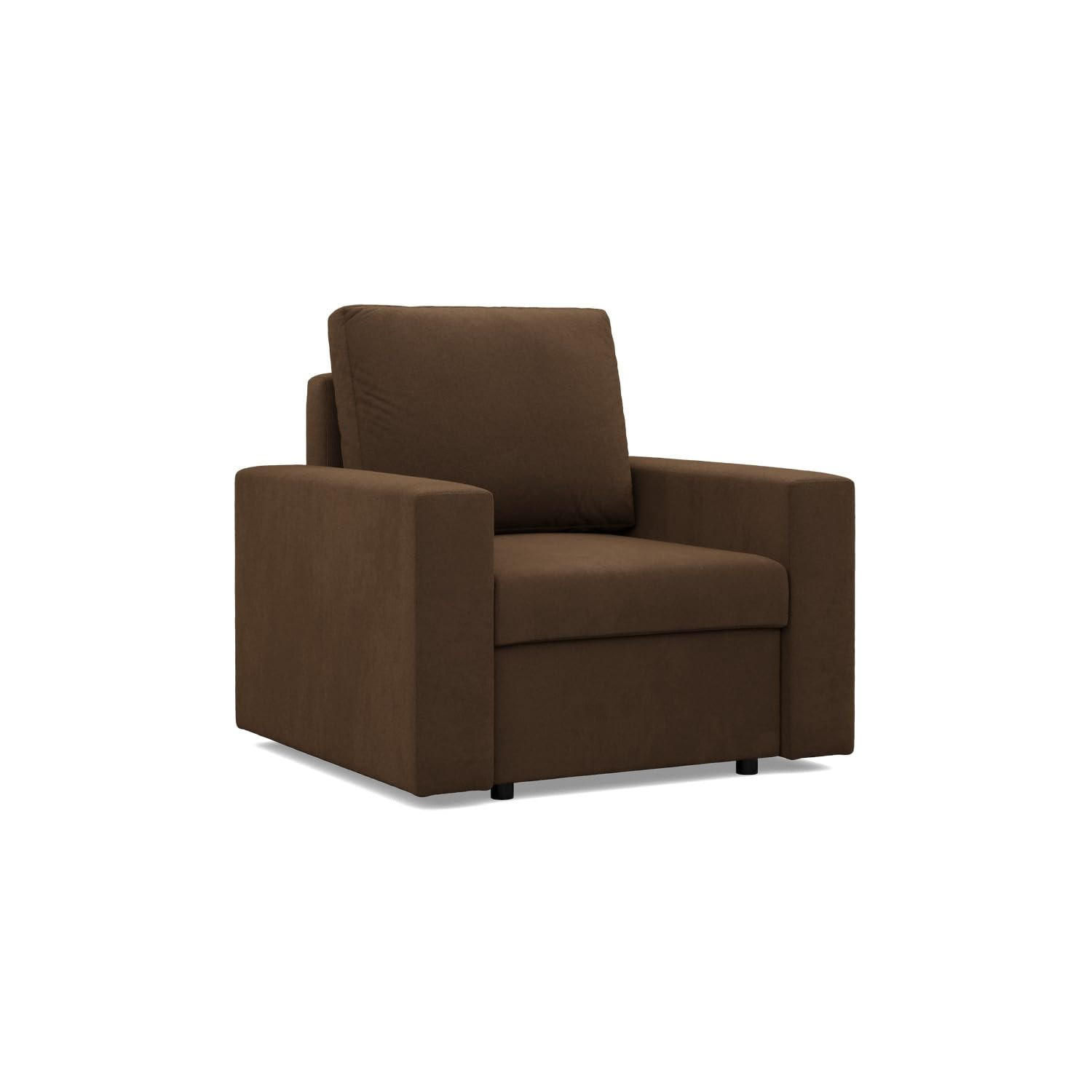 LOUNGESESSEL NEO, Dunkelbraun - Braun, Textil (83/85/92cm) - Mebligo