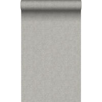 TAPETE Fischgrätmuster 53 cm x 10.05 m - Grau, Papier (53/1000cm) - Origin Wallcoverings