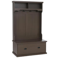 GARDEROBE Braun - Braun, Holz (100/163/47cm) - MCW