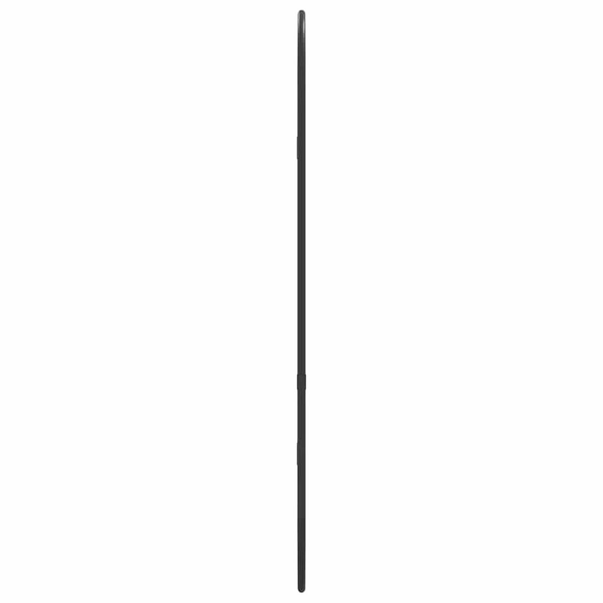 WANDSPIEGEL Schwarz 60x25 cm Oval - Schwarz, Glas (25/60/1cm) - furnicato