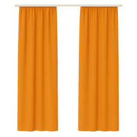 GARDINE Universalband "blickdicht" 2er Pack Hellorange 140x145 cm - Orange, Textil (140/145cm) - Bestlivings