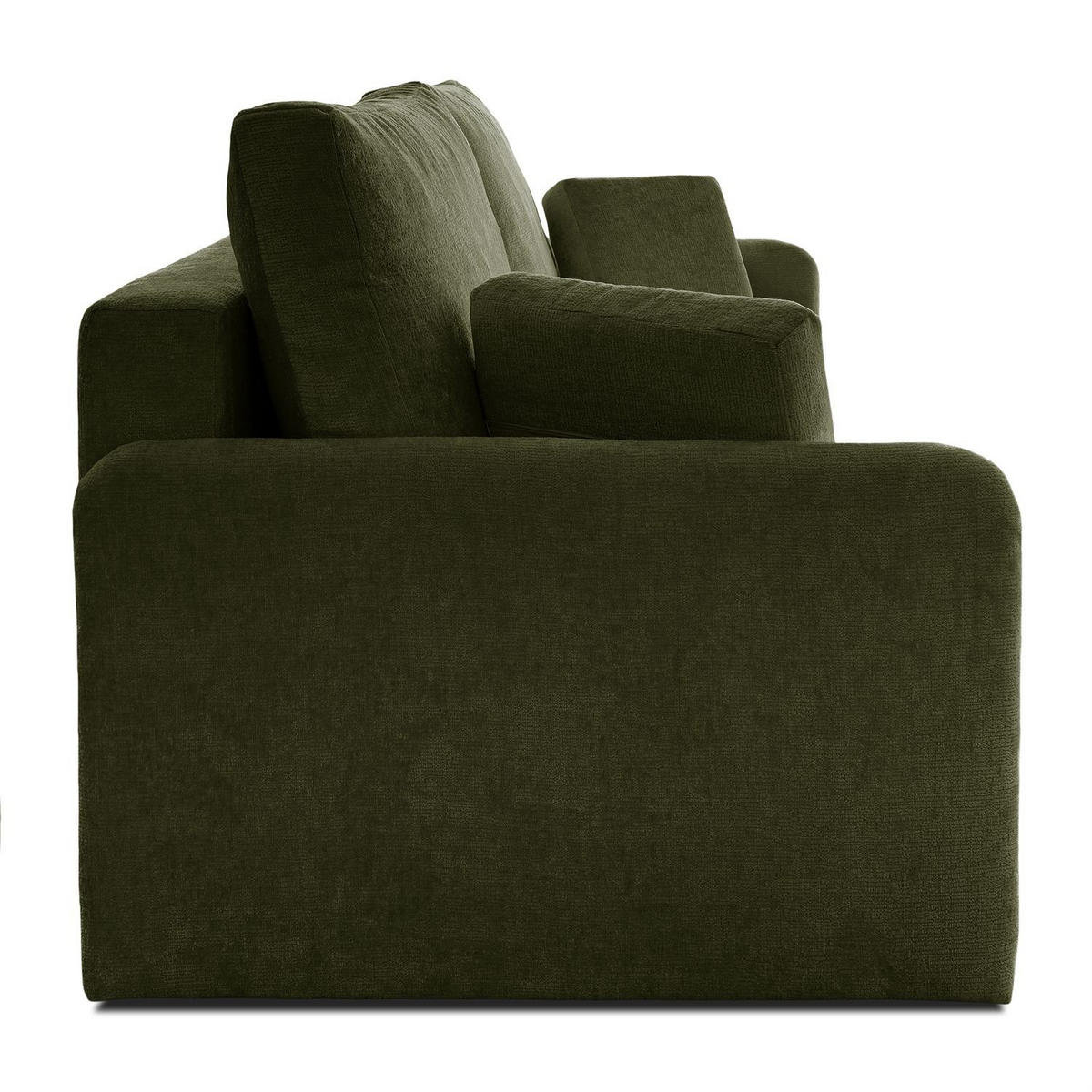 SOFA NUBO mit Schlaffunktion und Bettkasten Harmony 39 - Grün, Textil (205/91/86cm) - Lookway