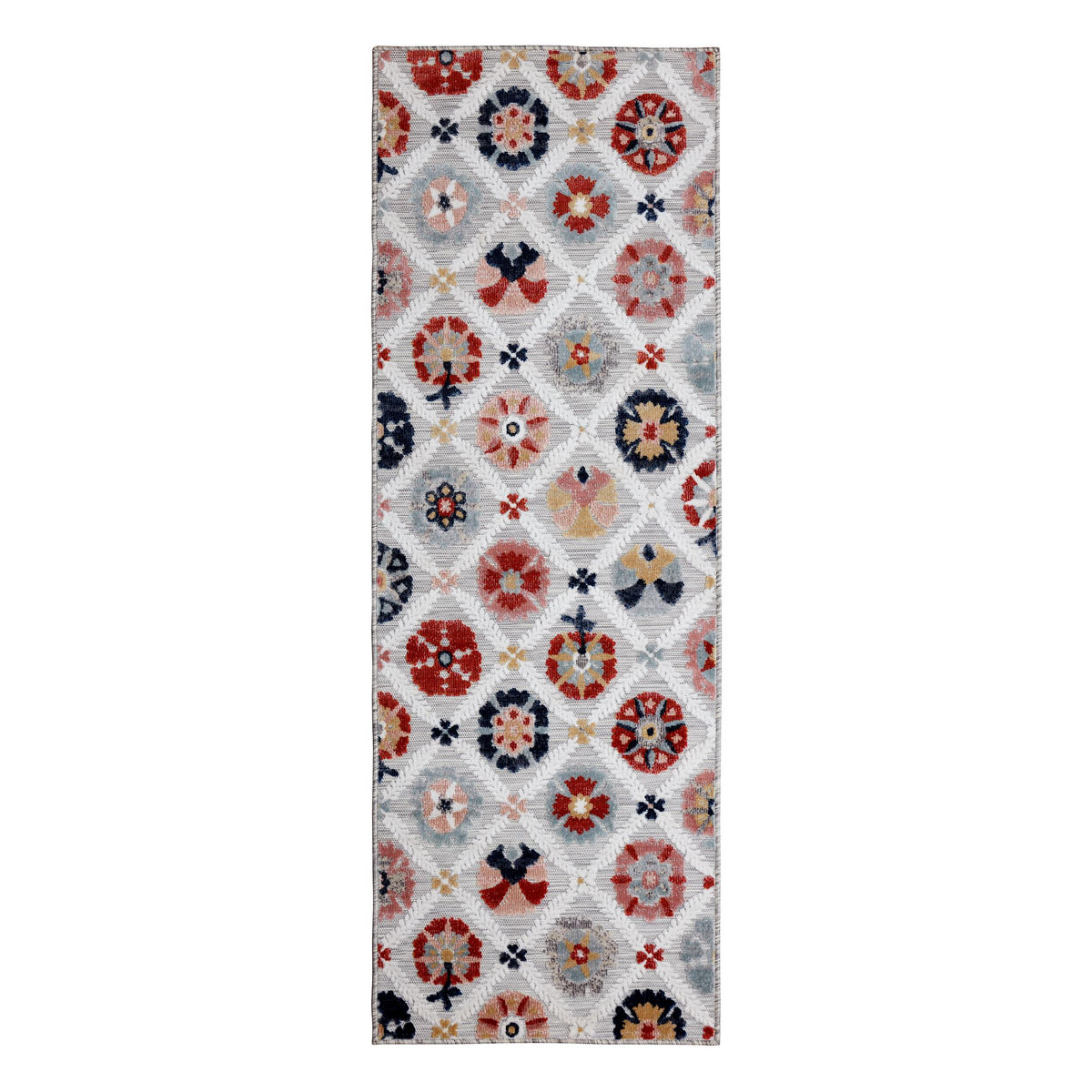 OUTDOOR-TEPPICH Floral-Design, UV-beständig LAGAN GLEN, Multi 80x230 cm - Multicolor, Textil (80/230cm) - KADIMA DESIGN
