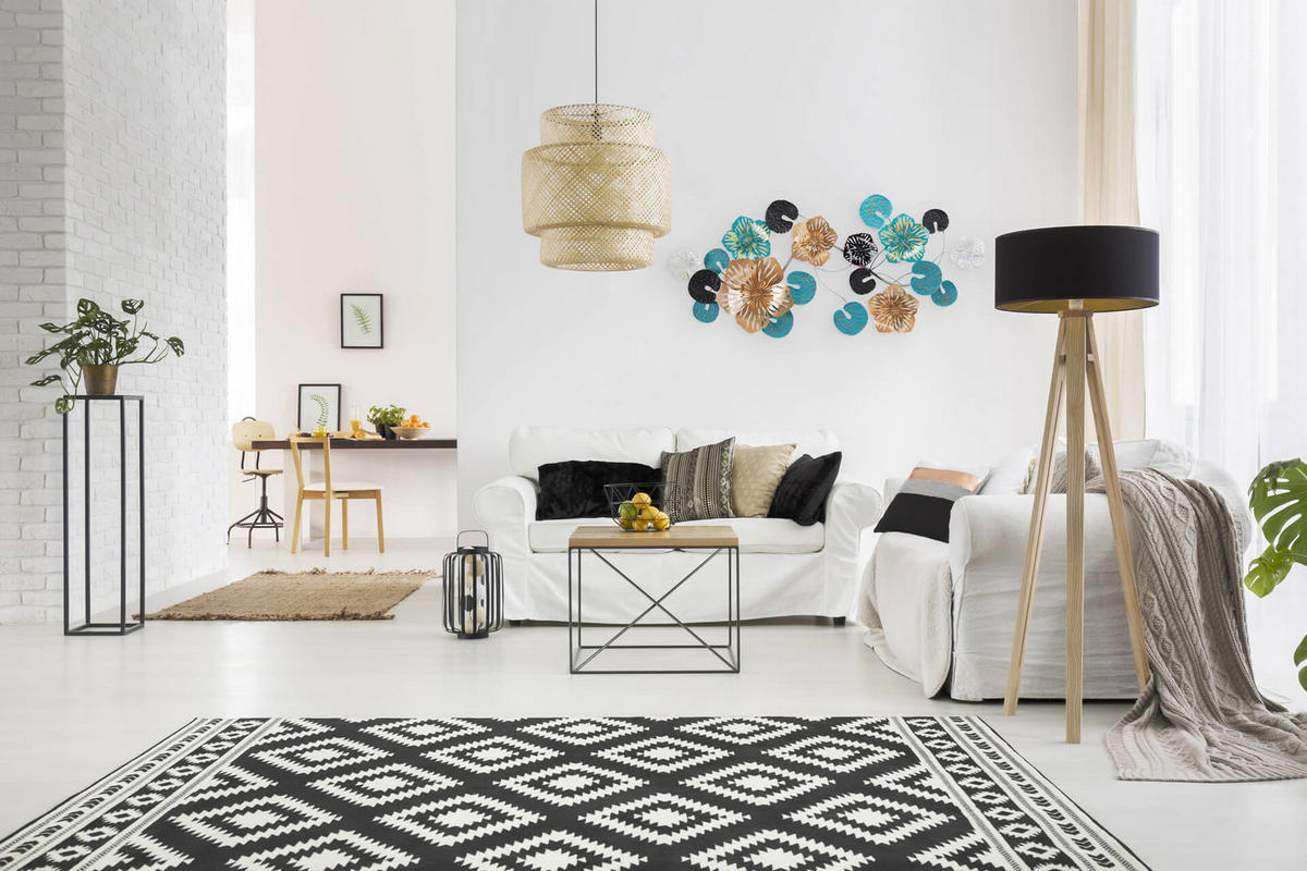 WANDDEKO Blau 157/70 cm - Blau, Metall (157/70/8cm) - KUNSTLOFT