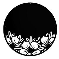 MAGNETTAFEL Klein & Groß Schwarz 50x50 cm - Schwarz, Metall (50/50/0.7cm) - ANWICAR