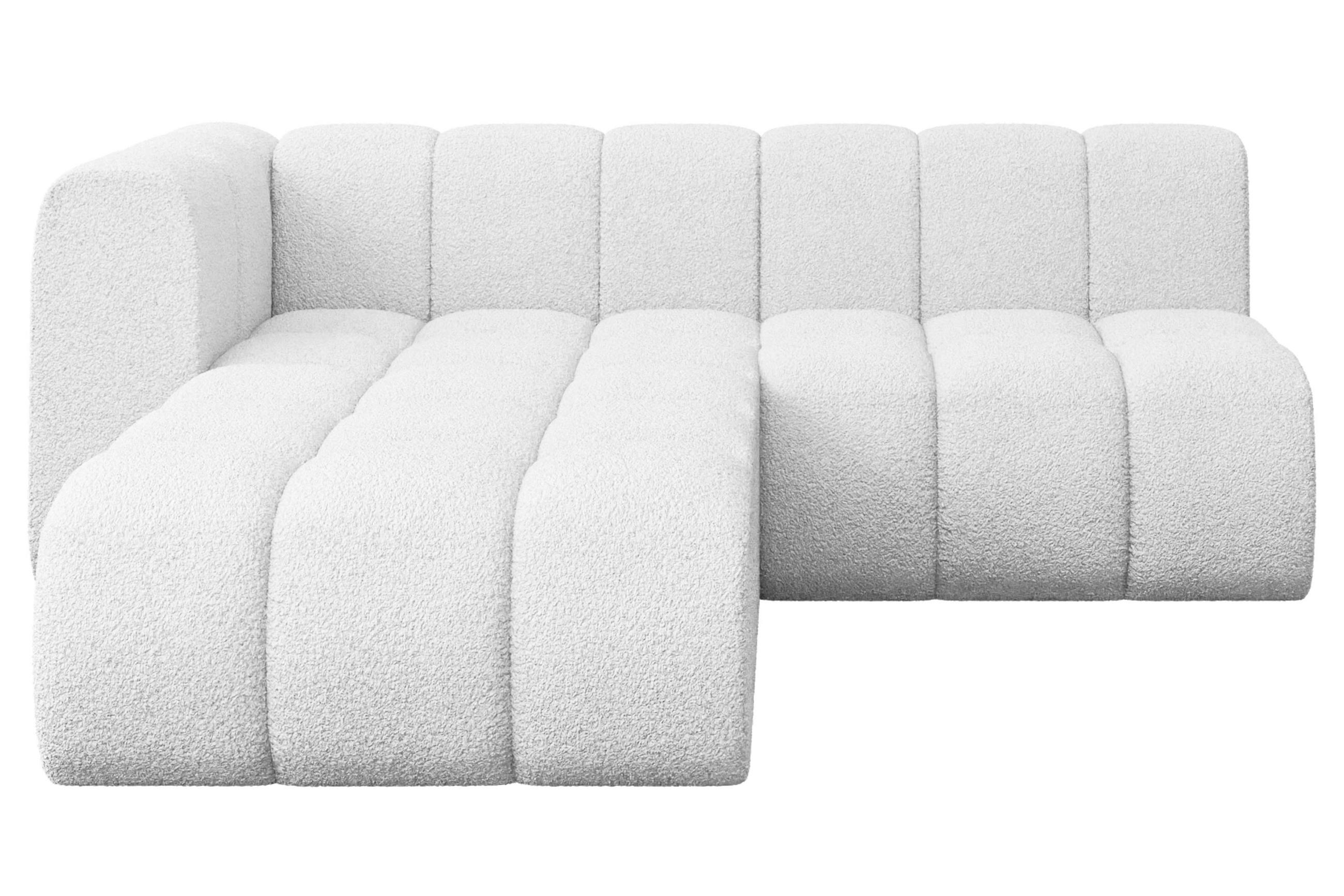 Altdecor Ecksofa Weiß 205x177 cm