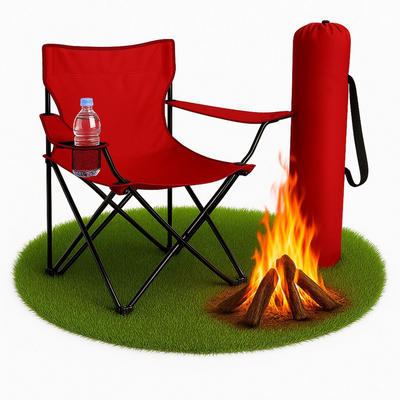 Coemo Campingstuhl Rot 50x80x50 cm