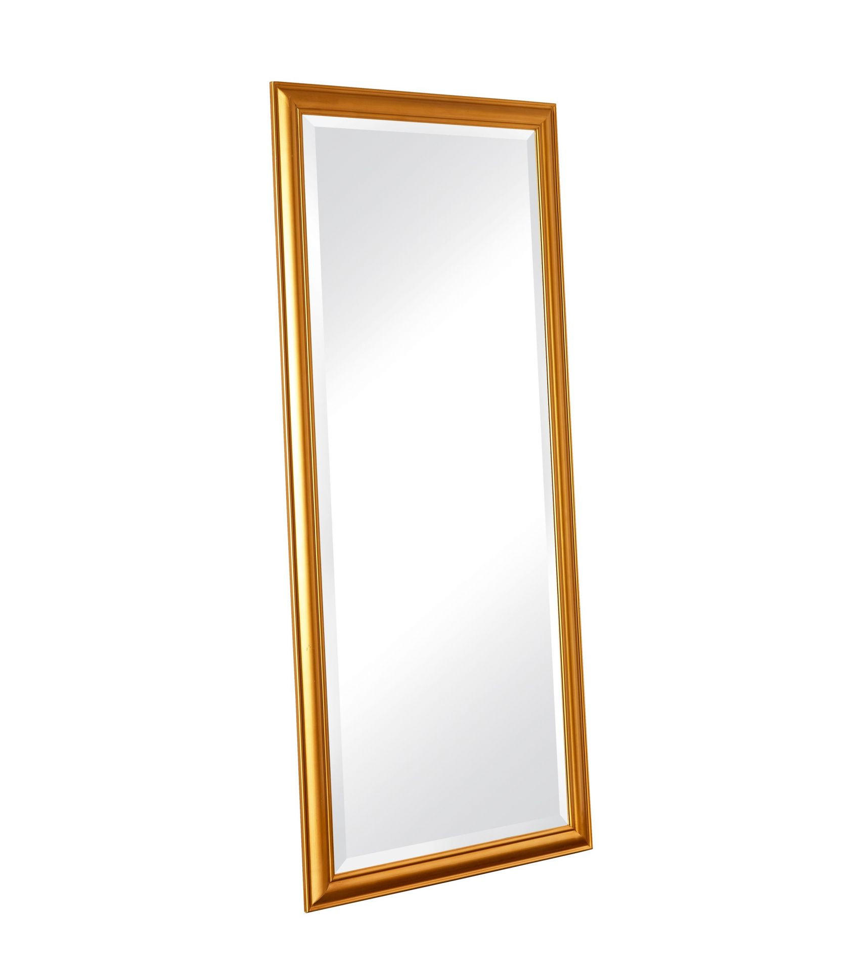 WANDSPIEGEL XL 180x80 cm, Gold, Holz - Goldfarben, Holz (80/180/80cm) - dasmöbelwerk