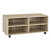 LOWBOARD Gränne - Sonoma Eiche, Holzwerkstoff/Kunststoff (90/40.5/35cm) - [en.casa]