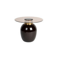 BEISTELLTISCH Mohra - Beige - 50/50/40 cm - Beige, Glas (50/50/40cm)