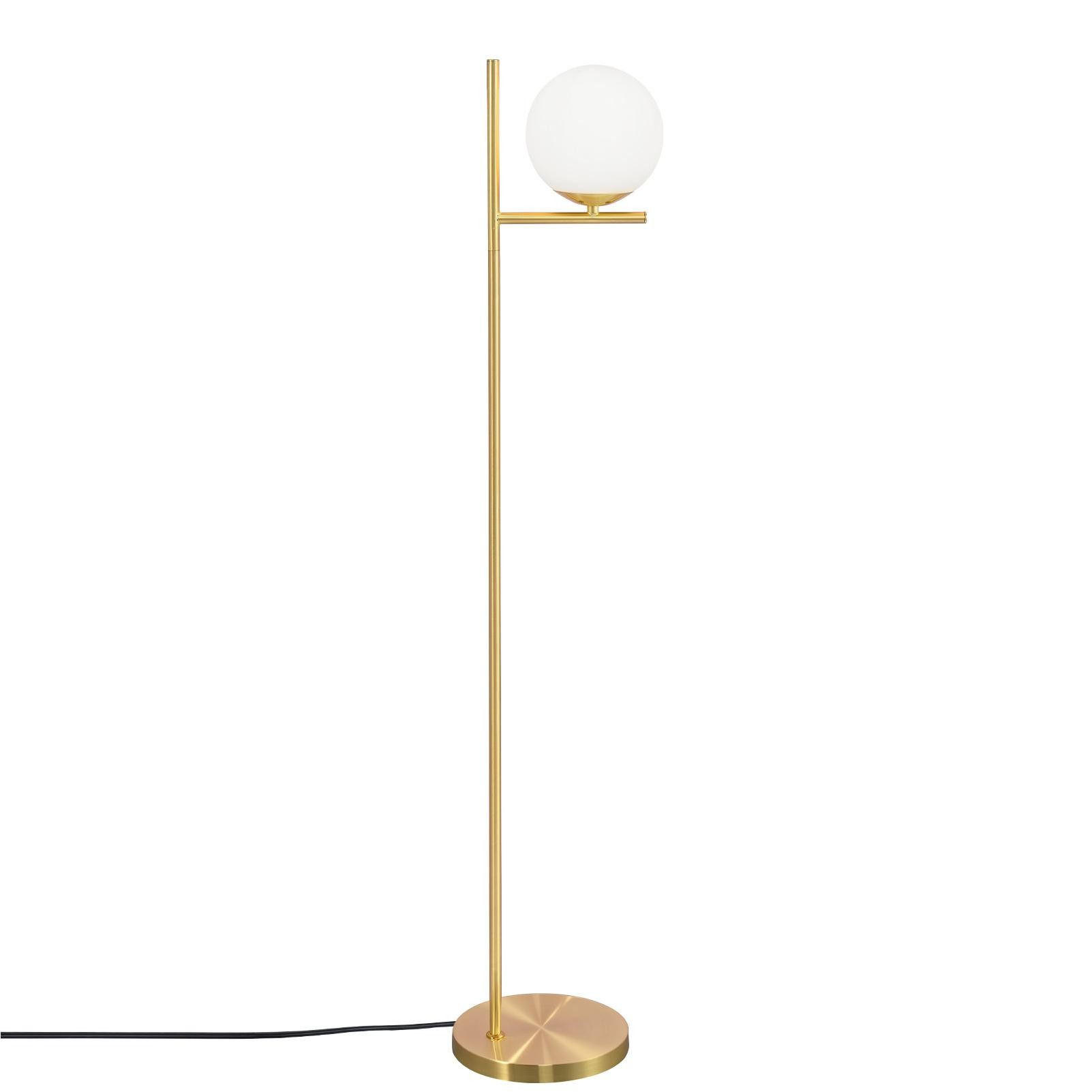STEHLEUCHTE Dortmund 25/20/150 cm - Goldfarben, Metall (22/18/157cm) - Nettlife