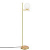 STEHLEUCHTE Dortmund 25/20/150 cm - Goldfarben, Metall (22/18/157cm) - Nettlife