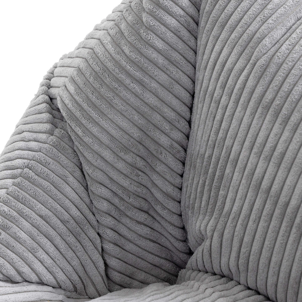 SITZSACK Flauschig für Kinder - Grau, Textil (55/44/55cm) - icon