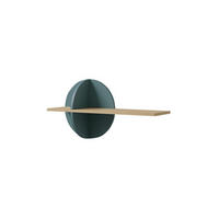 WANDREGAL LEXO 16 80/45/24 cm in Eiche Cremona/Meeresblau - Blau/Eichefarben, Holzwerkstoff (80/45/24cm) - Deine Möbel 24