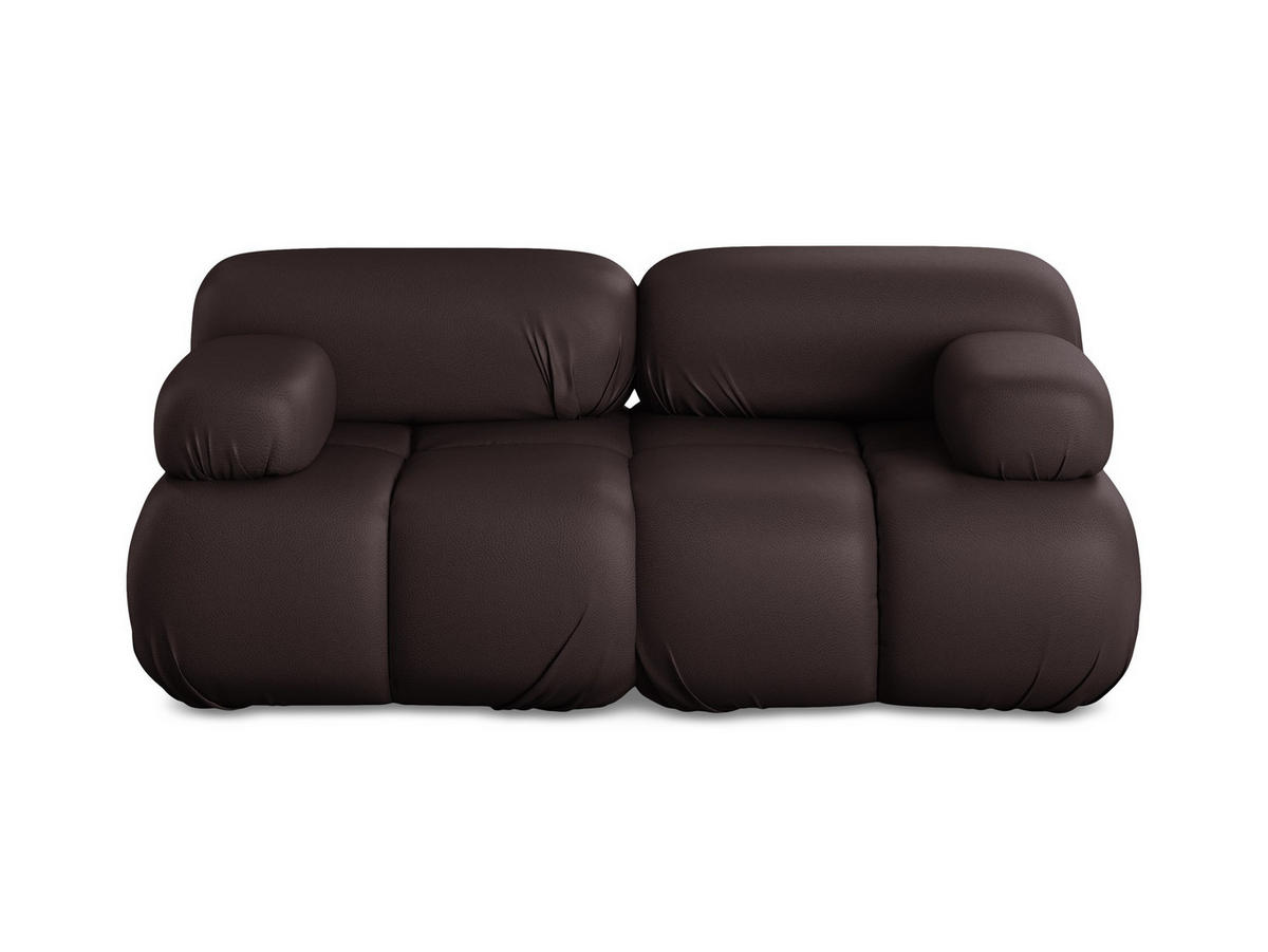 2-SITZER-SOFA Kunstleder Violett - Blau/Pflaume, Leder/Kunststoff (190/70/96cm) - Makamii