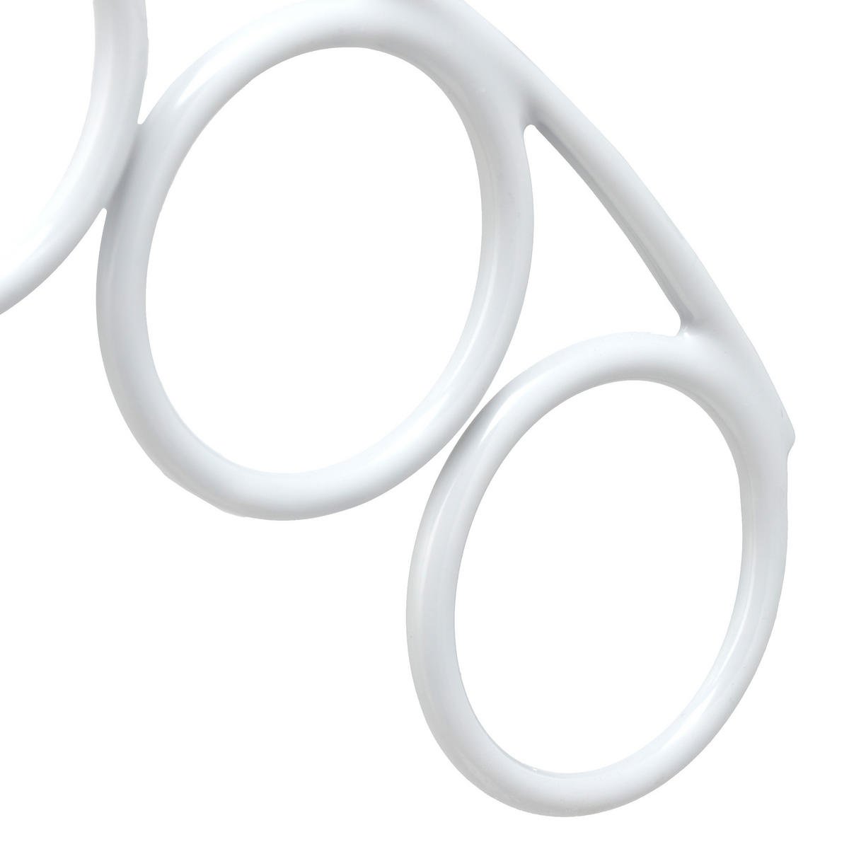 DRŽIAK na šály - sivá, kov/plast (38/24.5/0.6cm) - Relaxdays