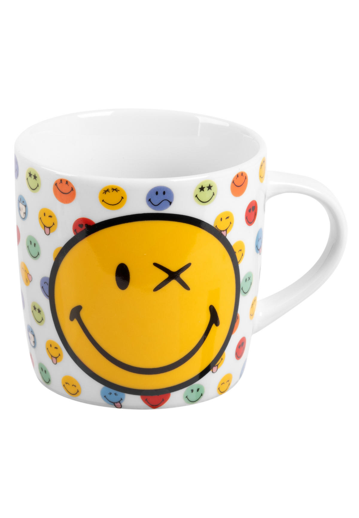 FRÜHSTÜCKSSET Smileyworld Mehrfarbig 3-teilig - Multicolor, Keramik (23.8/11.2/23.3cm) - United Labels