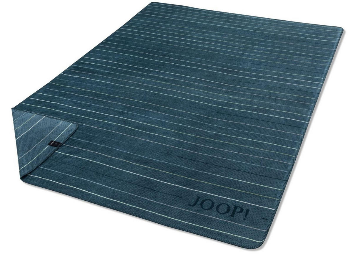 WOHNDECKE MOVE aqua 150 x 200cm - Blau, Textil (150/200cm) - Joop!