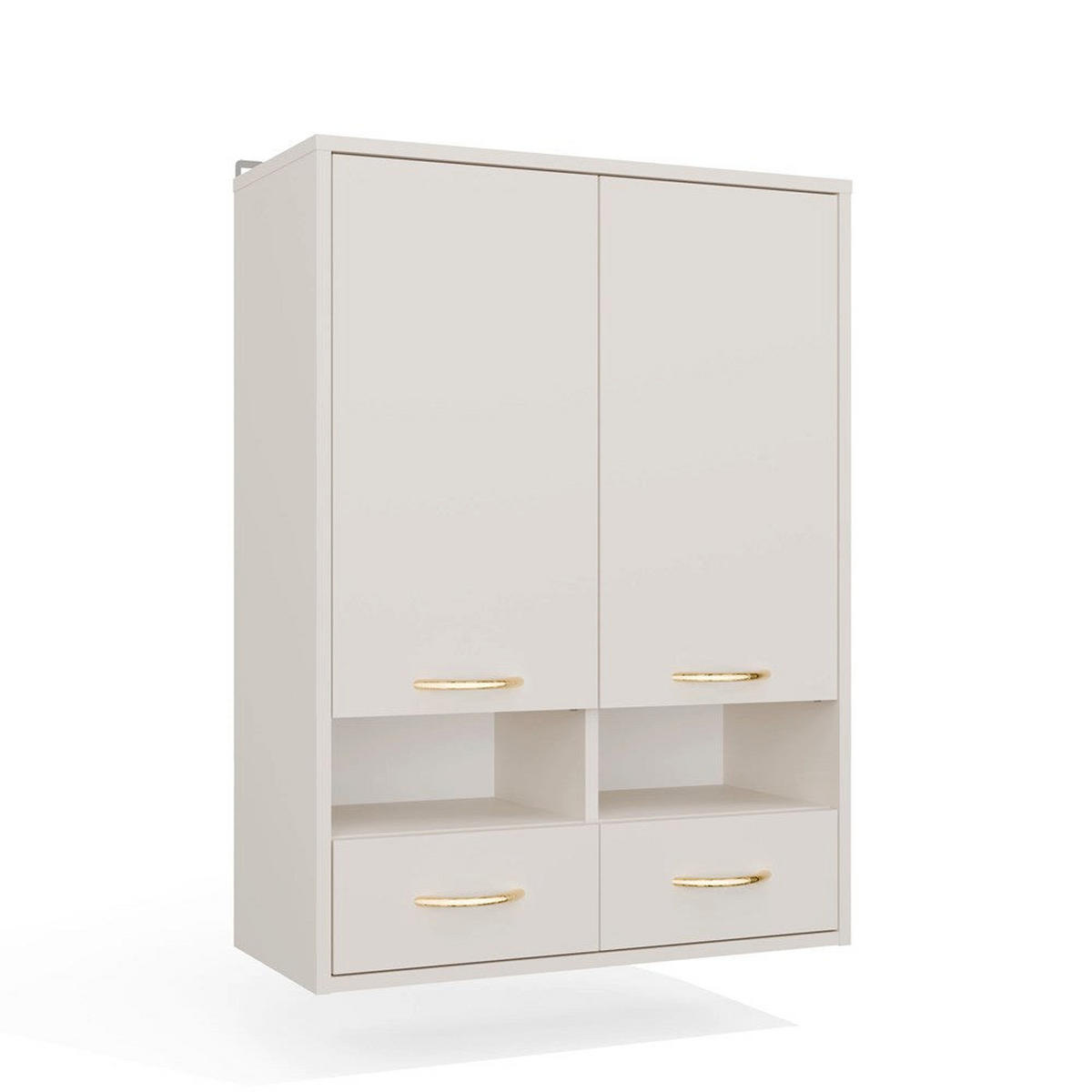 WANDHÄNGESCHRANK Viva - Kaschmir, Holzwerkstoff (66/90/30cm) - kommodly