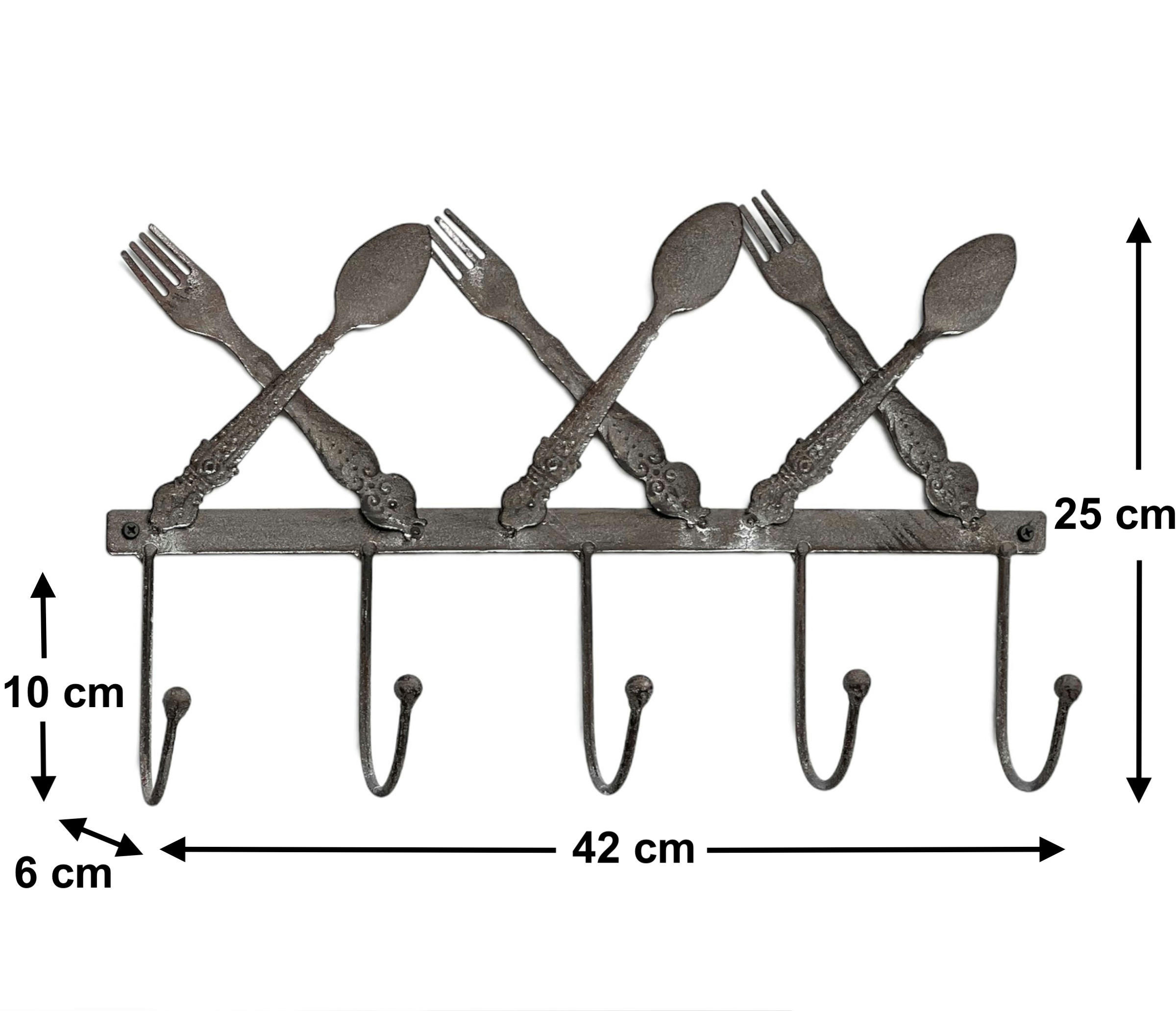HANDTUCHHAKEN für Küche Metall 96253 - Schwarz, Metall (42/25/6cm) - DanDiBo