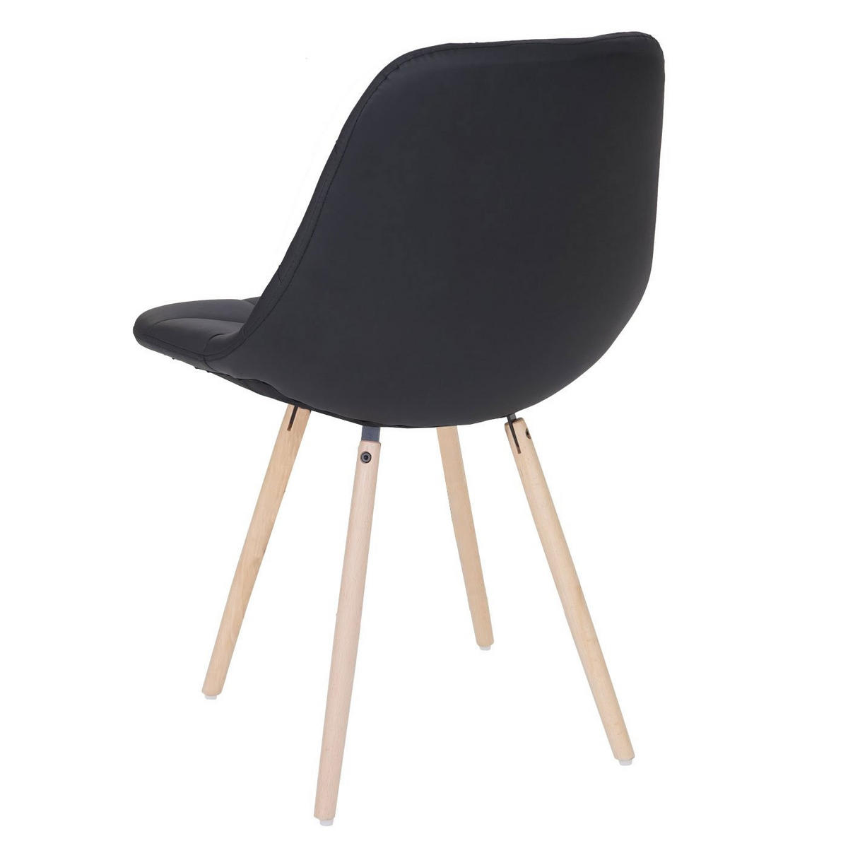 ESSZIMMERSTUHL I Schwarz 2er-Set - Schwarz, Textil (47/82/53cm) - MCW