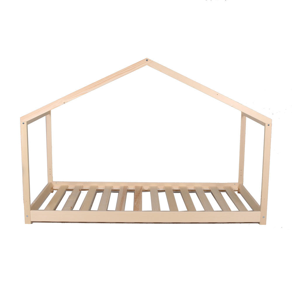 HAUSBETT KOALA MIT LATTENROST/ Kinderbett 90x190 - Natural - Naturfarben, Holz (90/190cm) - Weber Industries
