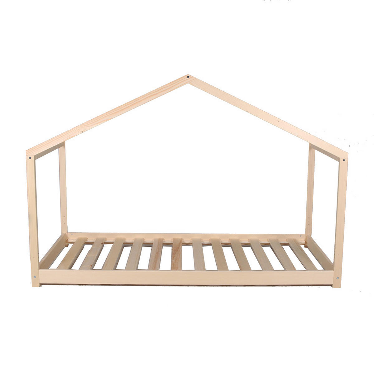 HAUSBETT KOALA MIT LATTENROST/ Kinderbett 90x190 - Natural - Naturfarben, Holz (90/190cm) - Weber Industries