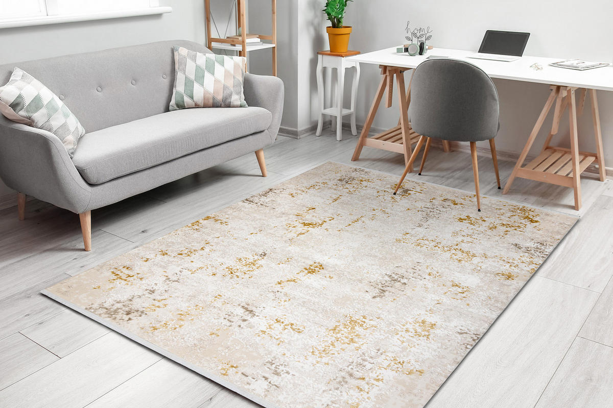 TEPPICH Duke 120/170 cm - Creme, Textil (120/170cm) - rugsX