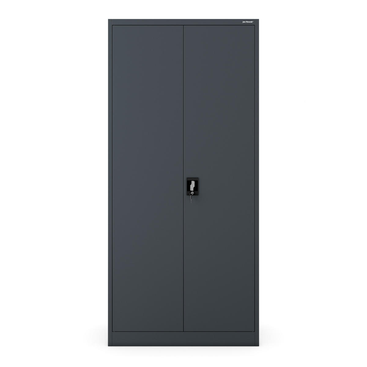 AKTENSCHRANK JAN H D600 - Anthrazit, Metall (90/195/60cm) - Jan Nowak