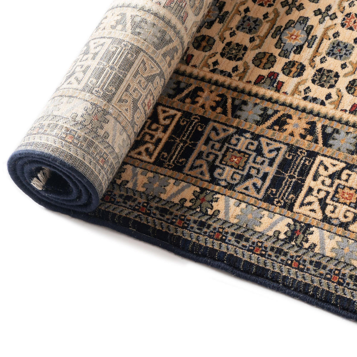 ORIENTTEPPICH Saharna 300x380 cm - Blau, Textil (300/380cm) - THEKO