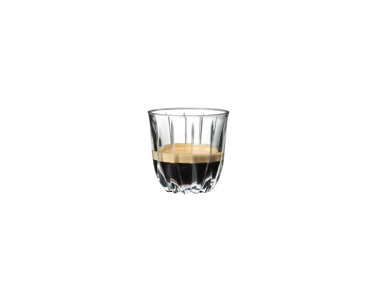 KAFFEEGLÄSER-SET 2-tlg., Kristallglas, 90 ml - Transparent, Glas (0.089L) - Riedel