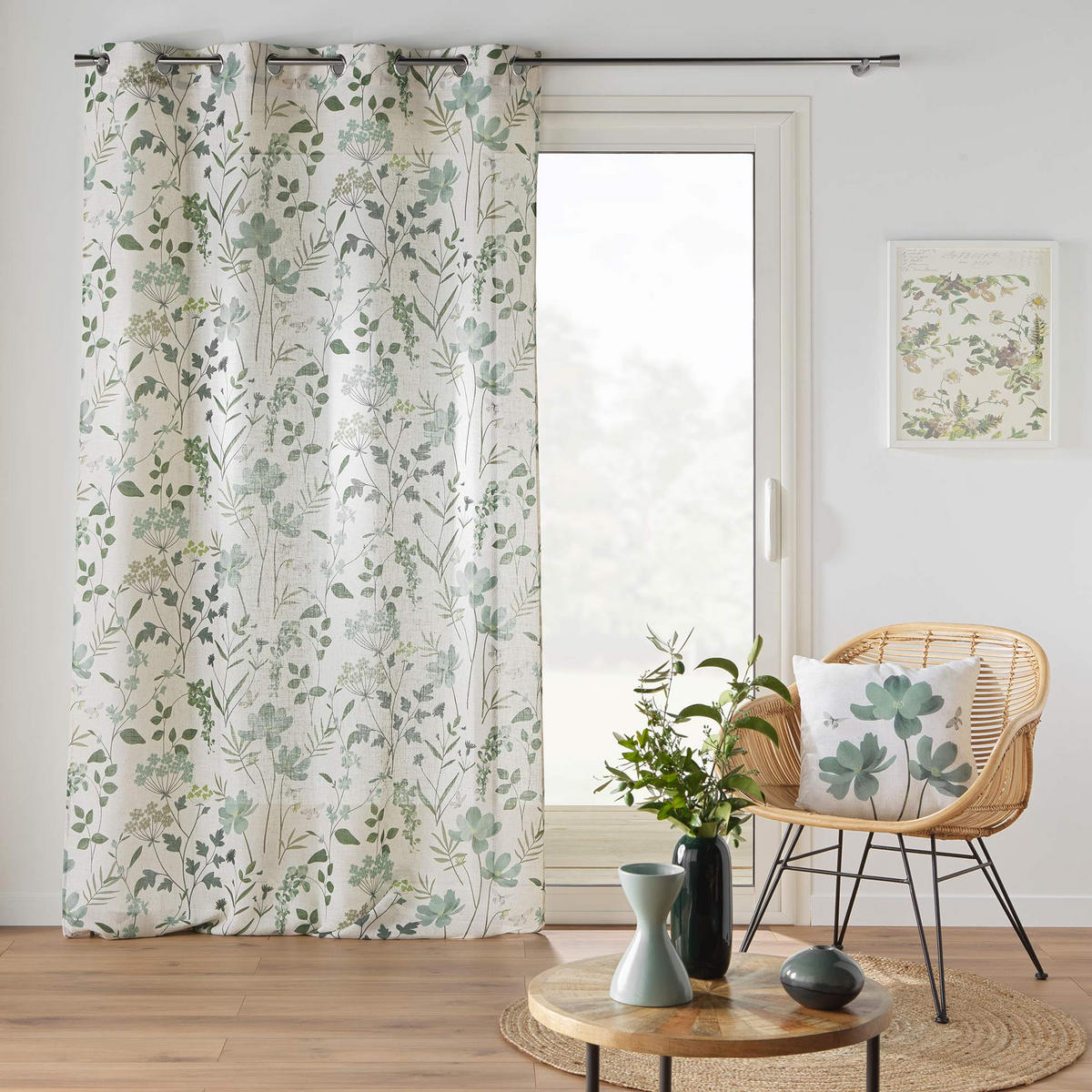 DEKOKISSEN Palmiflore 45/45 cm - Multicolor, Textil (45/45cm) - Douceur d´intérieur