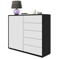 KOMMODE Ben Front in Weiß matt - Weiß, Holzwerkstoff (79/74/36cm) - Vladon