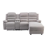 RELAXSOFA - 4 Personen - Stoff - Beige - Beige, Textil (231/102/172cm) - Vente-Unique
