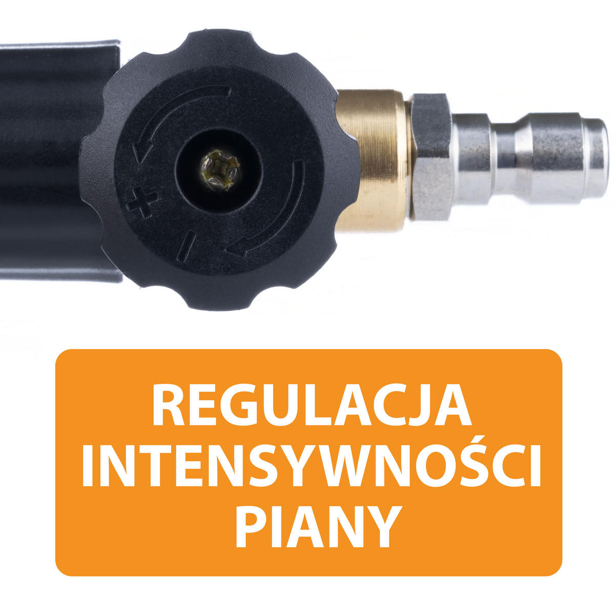 SCHAUMKANONE Universal - 1000 ml, max. 200 BAR, 60°C, 1/4” Schnellkupplung - Multicolor, Kunststoff/Metall (10/10/10cm)