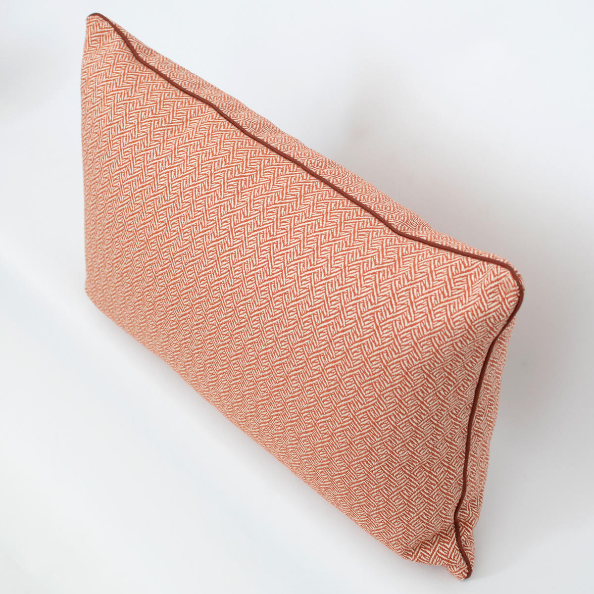 KISSENBEZUG dekorativ herringbone 60x40 cm terrakota - Terracotta, Textil (40/60cm) - Happy Friday