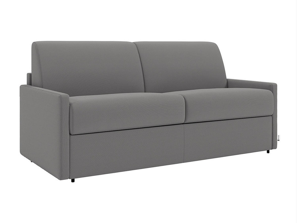 SCHLAFSOFA - 4 Personen - stoff - hellgrau Calife - Hellgrau, Textil (190/99/223cm) - Vente-Unique