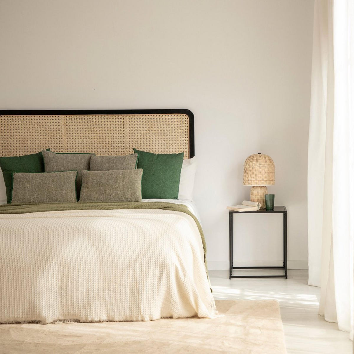 BEISTELLTISCH Ida Schwarz 45 cm x 53 cm 2er-Set - Schwarz, Metall (45/45/53cm) - Klast Home